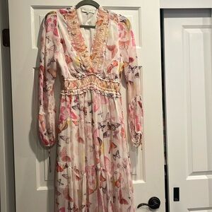 Gorgeous Hale Bob butterfly dress